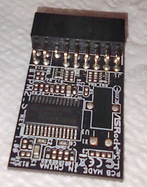 Infineon TPM2_S TPM Trusted Platform Module V. 2.0 18-pin for ASRock Motherboard - Image 2