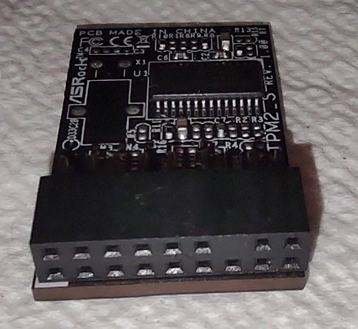 Infineon TPM2_S TPM Trusted Platform Module V. 2.0 18-pin for ASRock Motherboard - Image 3