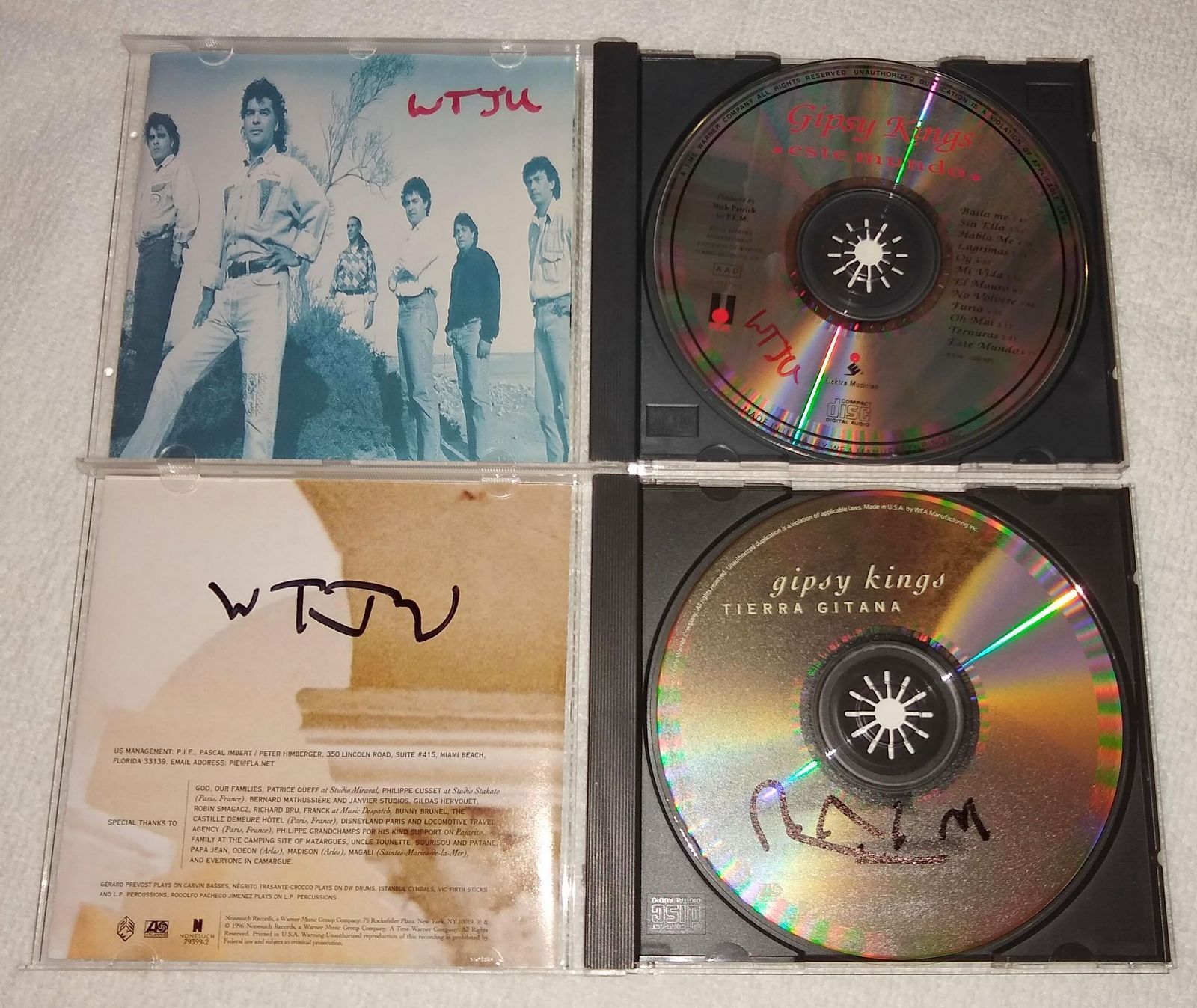 Lot of 2 Gipsy Kings CDs: Tierra Gitana & Este Mundo 1991 1996 Spanish Guitar - Image 4