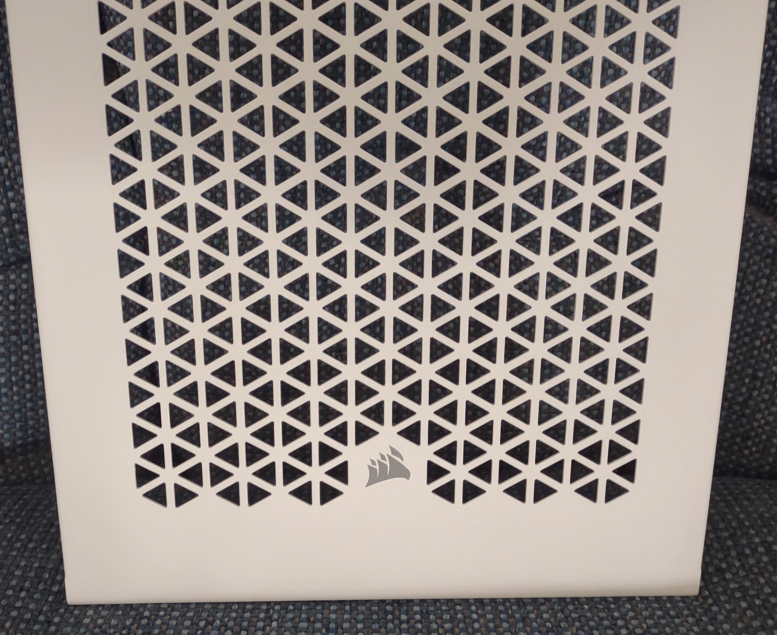 White Metal Front Panel Grate Cover for Corsair 7000D Airflow Computer Cases - Image 3