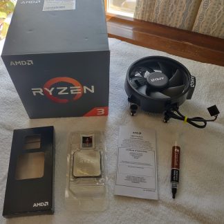 AMD Ryzen 3 1300X CPU Socket AM4 Processor Chip YD130XBBAEBOX w/ Heatsink, Fan