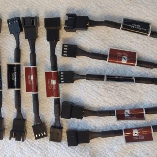 Lot of 10 New NA-RC7 Noctua Low Noise Cooling Fan Adapters 4-pin Male / Female