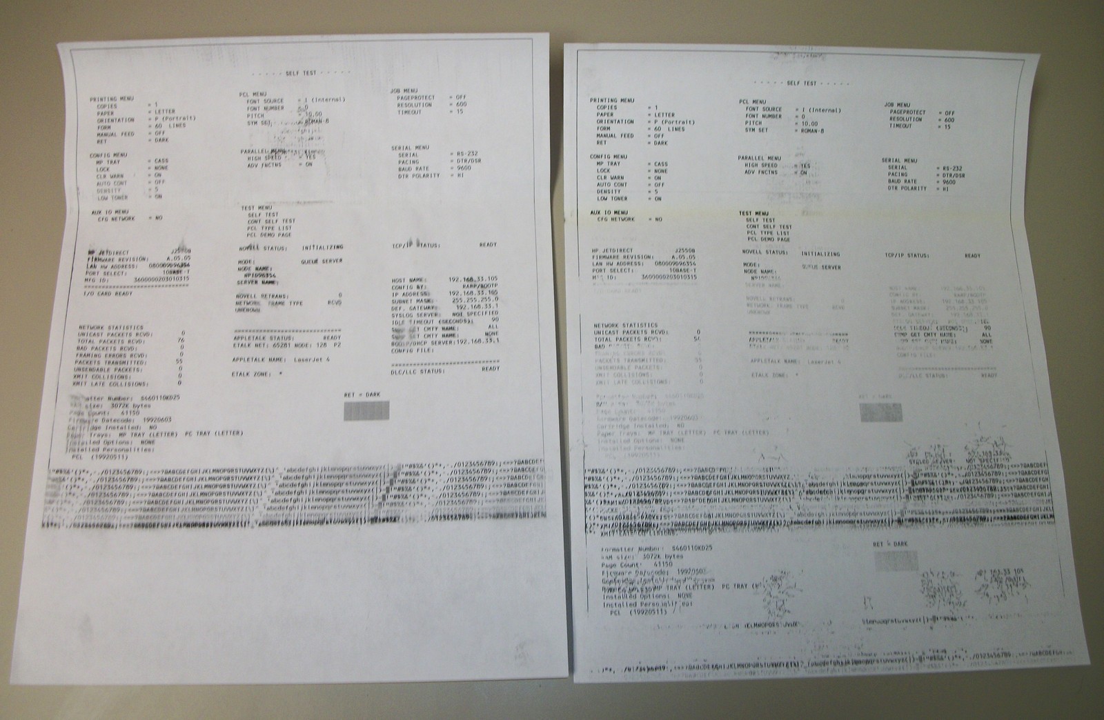 HP Hewlett Packard LaserJet 4 Parallel Port Network B/W Printer 41K 1993 for REPAIR! - Image 16