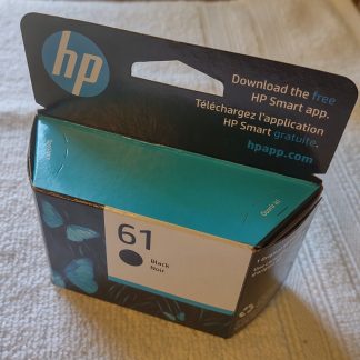 HP Hewlett Packard 61 Black Original Ink Cartridge CH561WN DeskJet Envy 4500 . .
