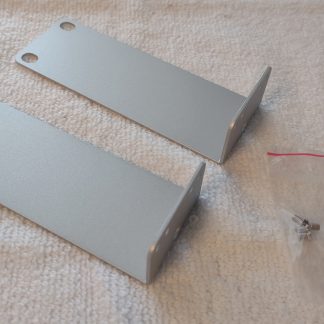 Silver Grey Steel Rack Mount Bracket Ear Set for Edgewater Edgemarc 4550-101