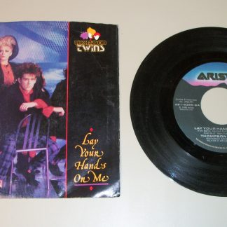 Thompson Twins Lay Your Hands Me Lewis Carol 45 Vinyl 7" Arista AS1-9396 1985