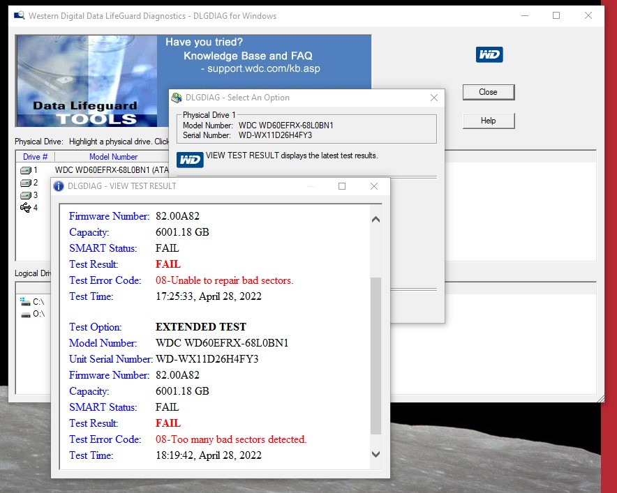 Western Digital Red 6TB Desktop NAS 3.5" SATA Hard Disk Drive HDD PARTS / REPAIR - Image 5