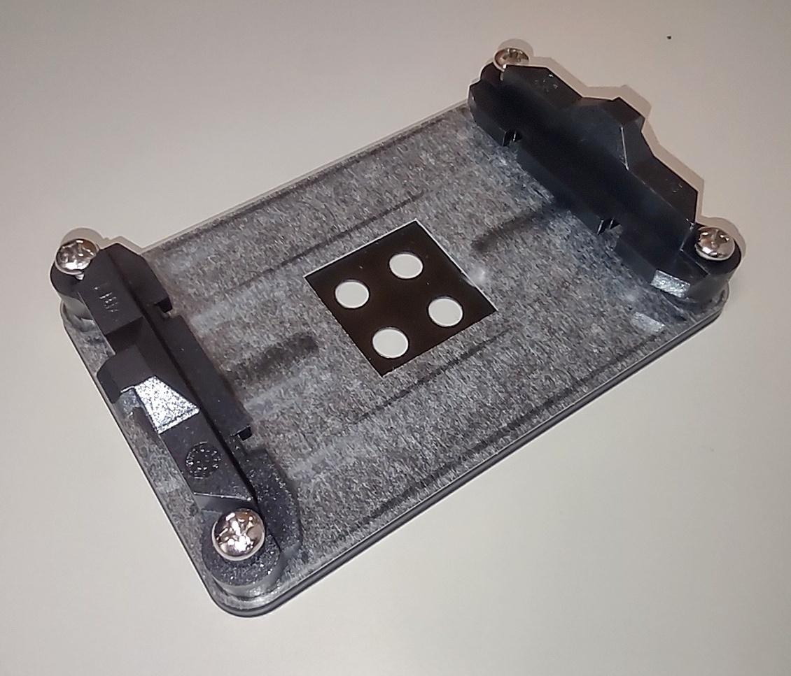 CPU Fan Mounting Brackets Clips Screws Plate for ASRock B550M-ITX/ac Motherboard