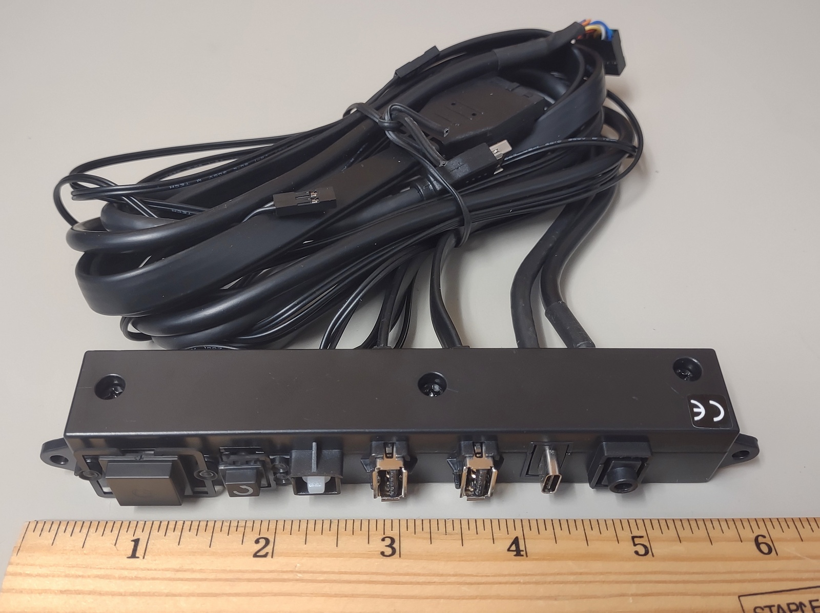 New Black I/O IO Panel USB Audio Power Reset for Corsair Carbide 678C PC Cases - Image 2