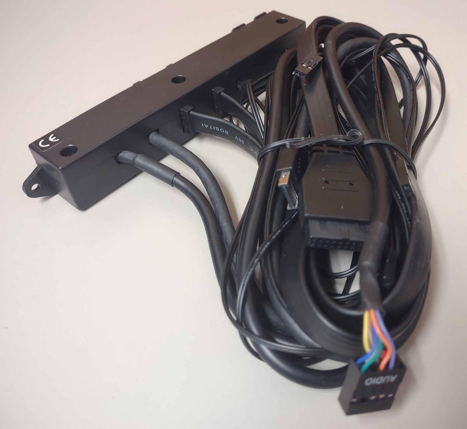 New Black I/O IO Panel USB Audio Power Reset for Corsair Carbide 678C PC Cases - Image 6