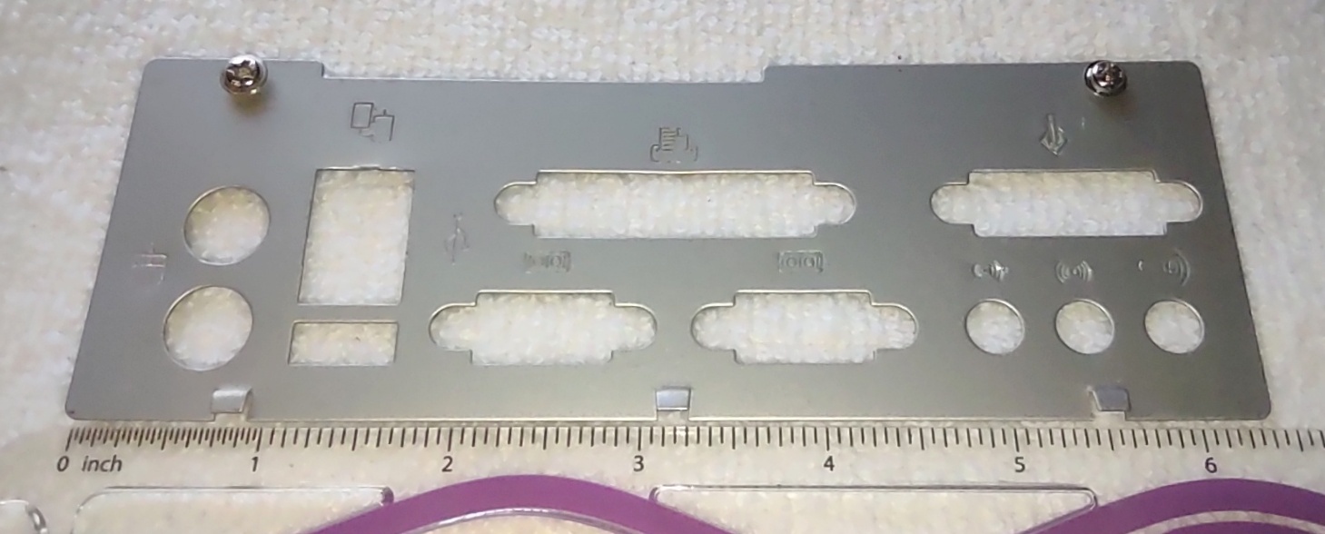 Metal Steel Universal ATX IO I/O Motherboard Shield for Desktop Computer Case