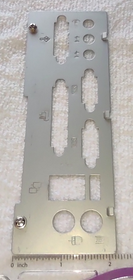 Metal Steel Universal ATX IO I/O Motherboard Shield for Desktop Computer Case - Image 2