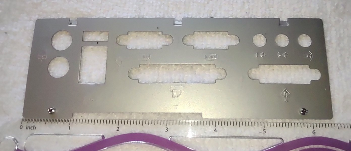 Metal Steel Universal ATX IO I/O Motherboard Shield for Desktop Computer Case - Image 3