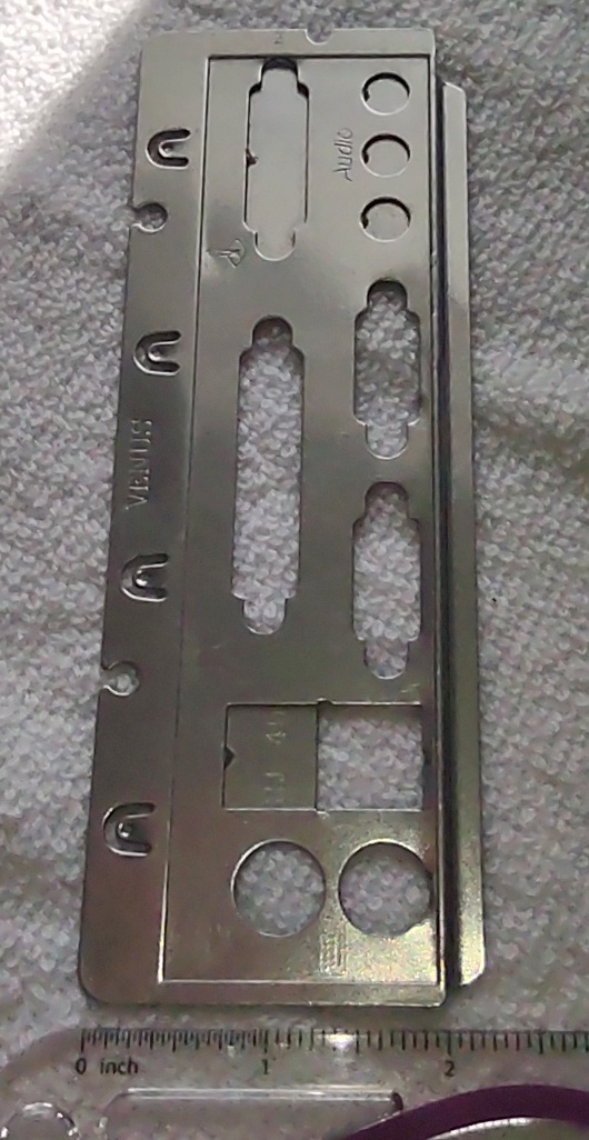 Venus Steel Universal ATX IO I/O Motherboard Shield for Desktop Computer Case - Image 2