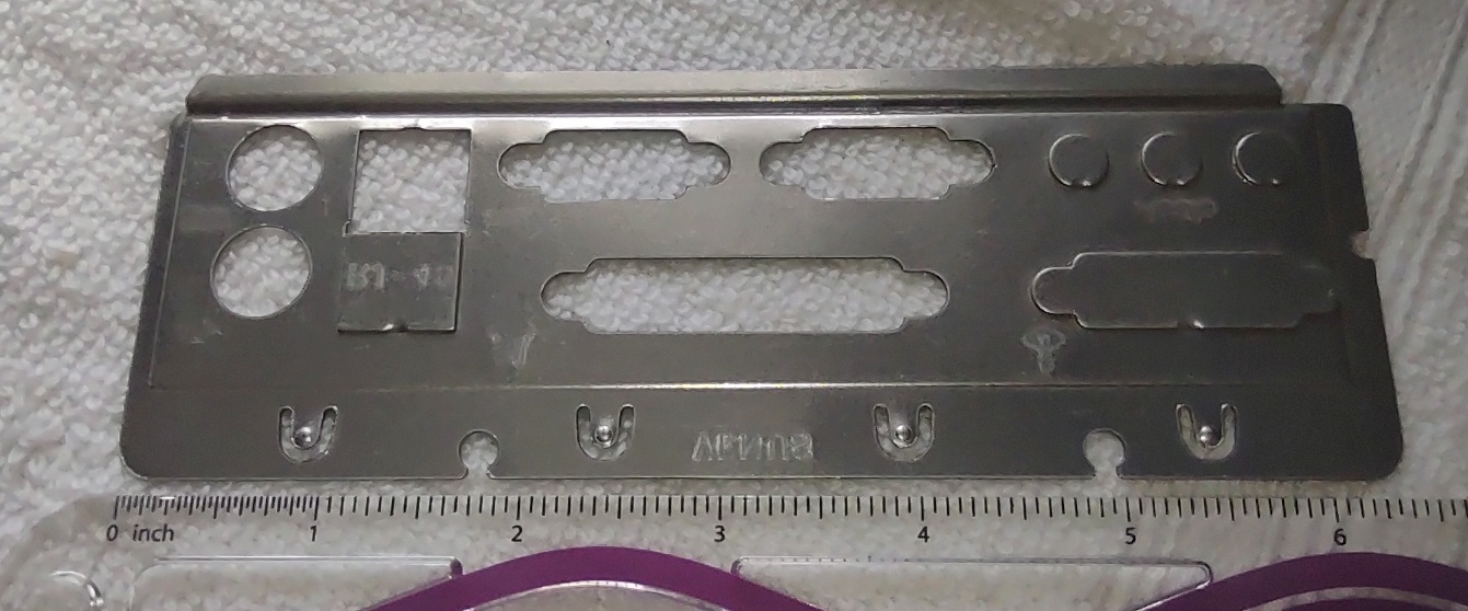 Venus Steel Universal ATX IO I/O Motherboard Shield for Desktop Computer Case - Image 3