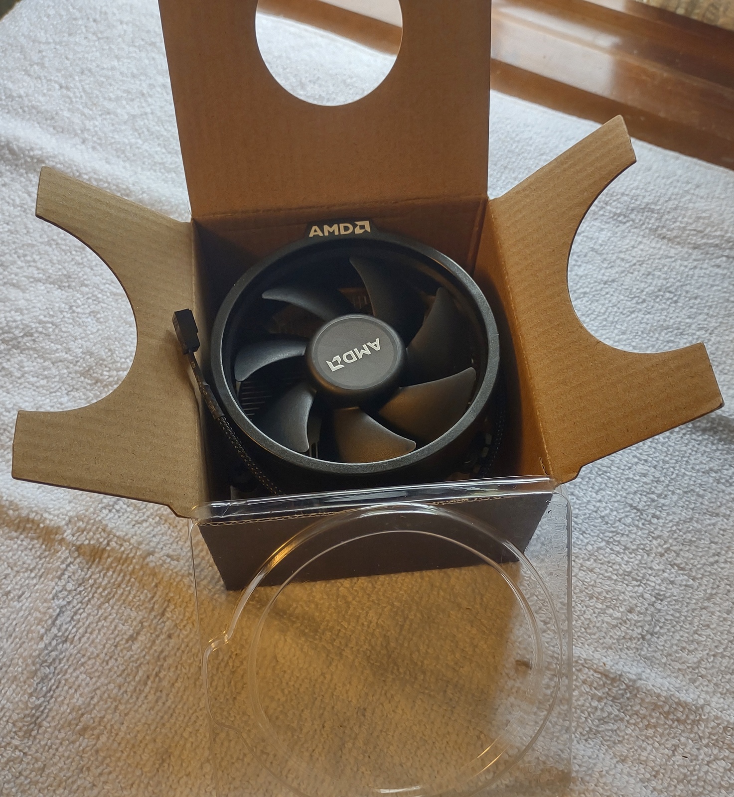 AMD Wraith Stealth CPU Cooler, Heatsink Fan, From Ryzen 5 5600G Socket AM4 CPU