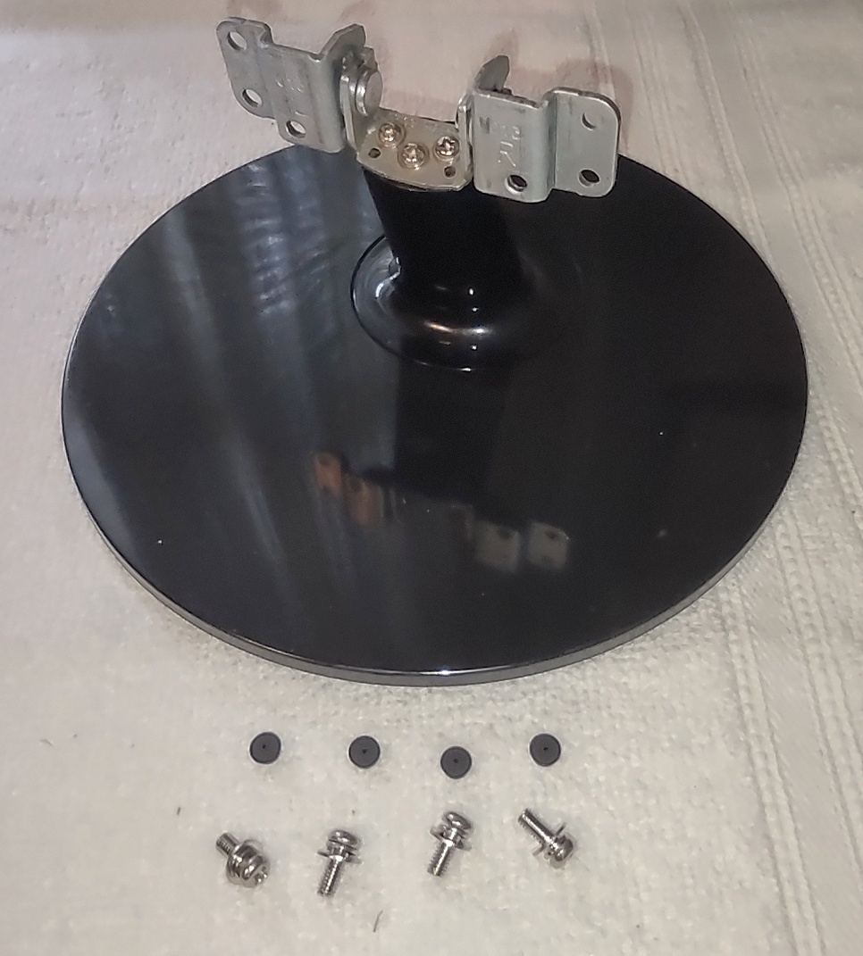 Black Asus VS247H-P Monitor Screen Display Stand Base w/ Screws Nubs Used Cond.