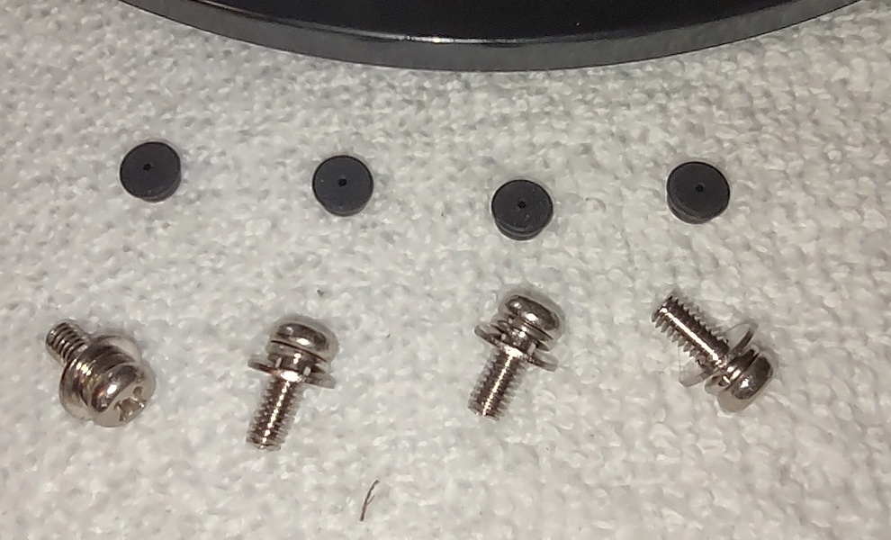 Black Asus VS247H-P Monitor Screen Display Stand Base w/ Screws Nubs Used Cond. - Image 2