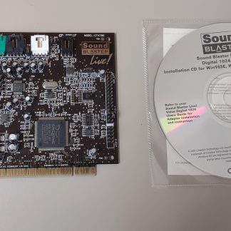 Dell Creative Labs Sound Blaster Live! Value PCI Music Sound Card CT4780 2001