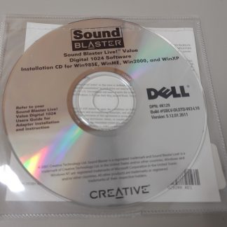 ISO Image of Dell Creative Labs Sound Blaster Live! Value PCI Music Sound Card CT4780 2001
