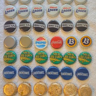 Lot of 66 Beer Bottle Caps in Good Used Condition German Belgian Guatemala USA
