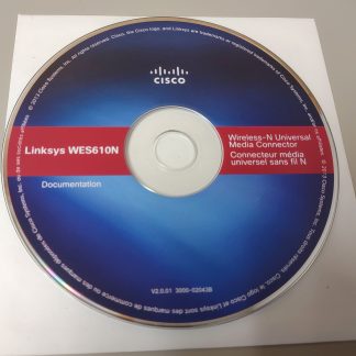 ISO Image of Linksys Cisco WES610N Documentation CD Disc Wireless-N Media Connector Bridge