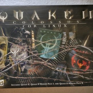 Quake II 2 Colossus Linux Reckoning Ground Zero Box, Manual, Discs CDs ID 1999