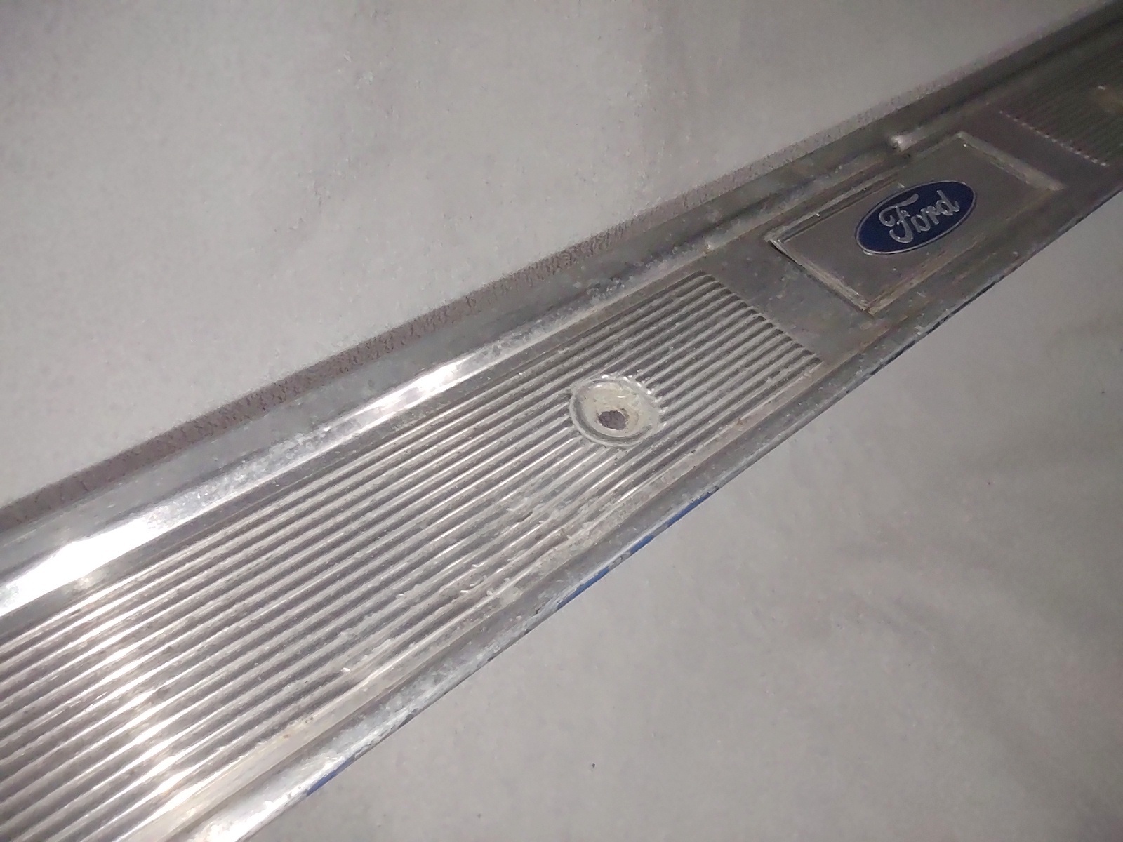 AL Aluminum Door Kick Scuff Plate for Ford Torino Ranchero 1972-1979 41" x 2" - Image 3