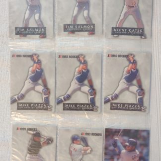 9 Unopened Packs of 1993 Jimmy Dean Baseball Cards - Ken Griffey Jr. + Rookies