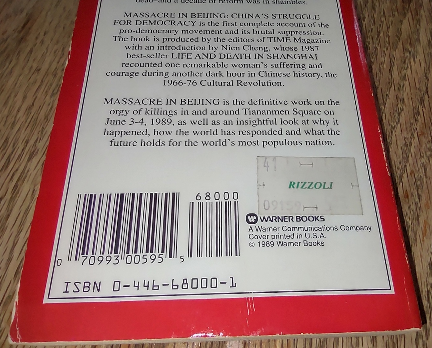 Massacre in Beijing by Editors of Time Tiananmen Square 1989 Paperback 280 pgs - Image 4