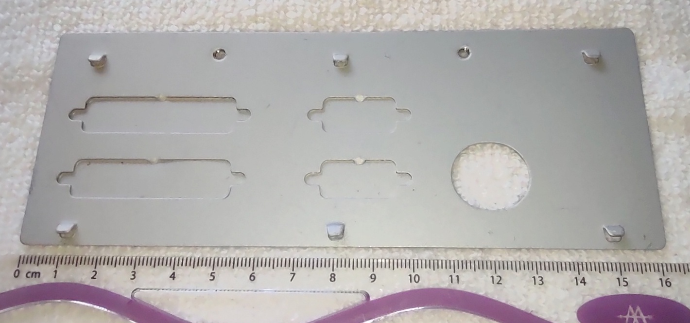 Steel Universal AT for ATX Desktop Computer Case IO I/O Motherboard Shield 1990s