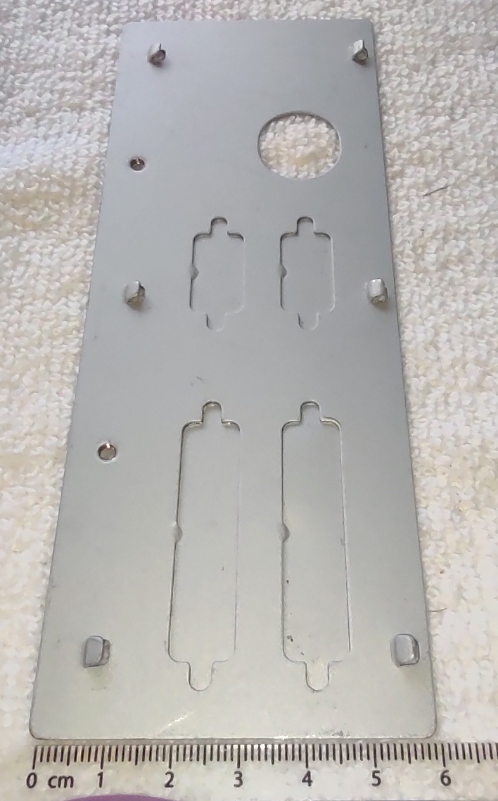 Steel Universal AT for ATX Desktop Computer Case IO I/O Motherboard Shield 1990s - Image 2