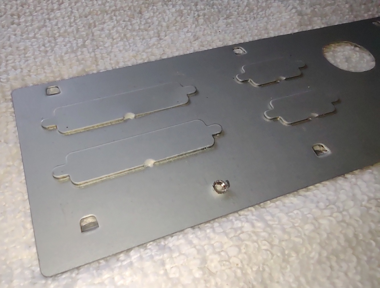 Steel Universal AT for ATX Desktop Computer Case IO I/O Motherboard Shield 1990s - Image 5