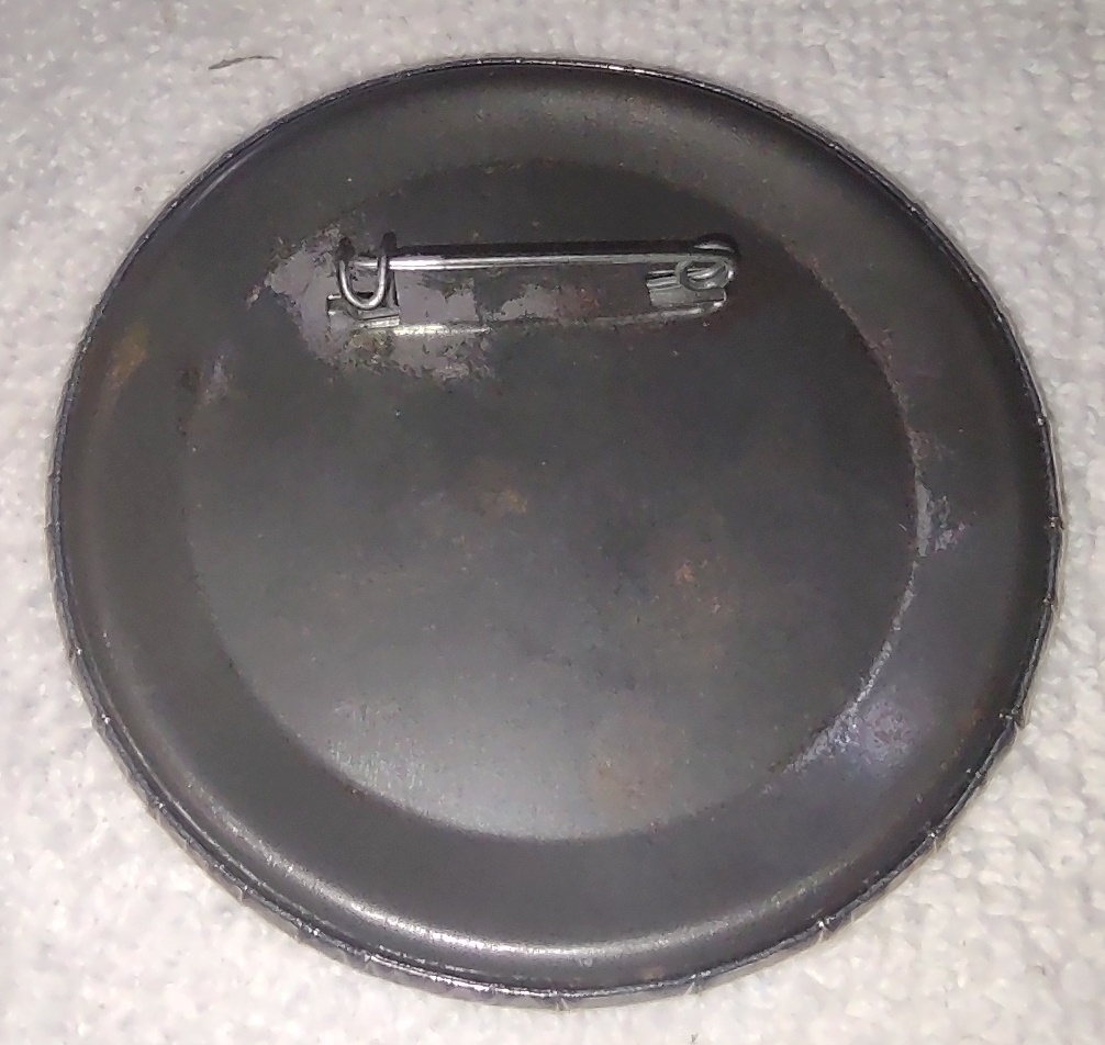 NASA Space Shuttle Discovery 1st Flight STS-41D 3" Metal Pin Button Badge 1984 - Image 3