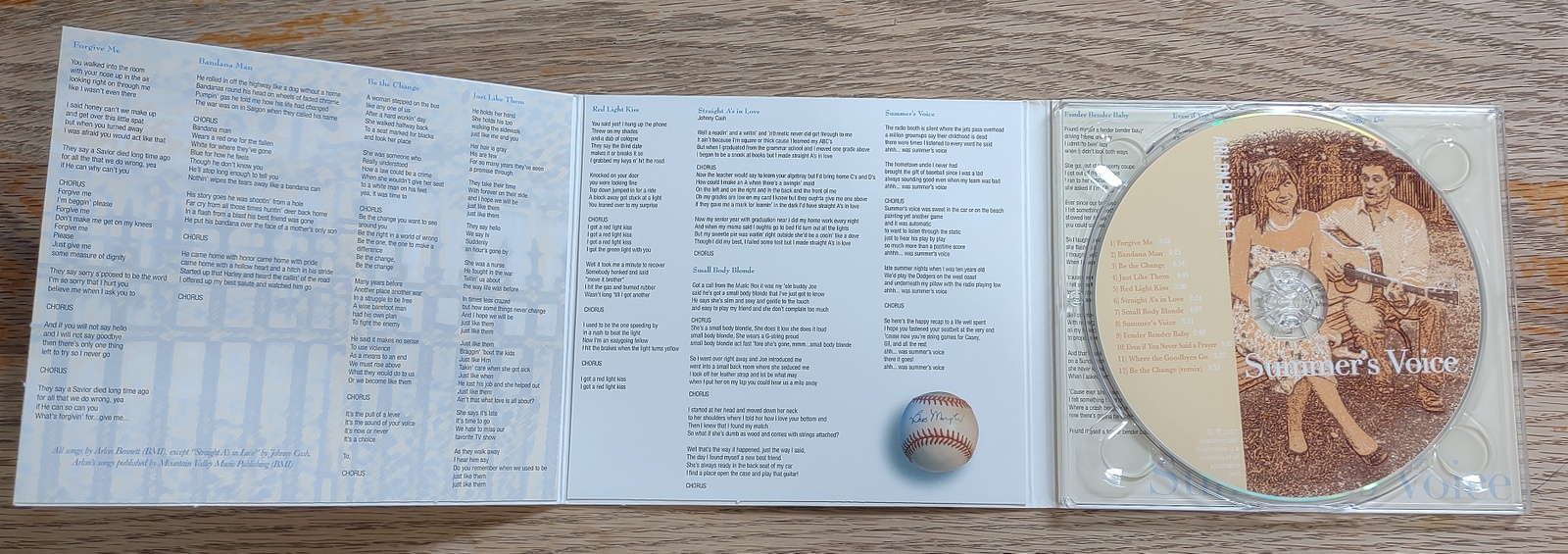 Arlon Bennett Summer's Voice Folk Country Pop Rock Music Album CD 2007 RS1003 - Image 4