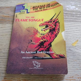Revenge of Red Dragon You Are Flametongue 1 on 1 Choose Adventure GameBook 1985