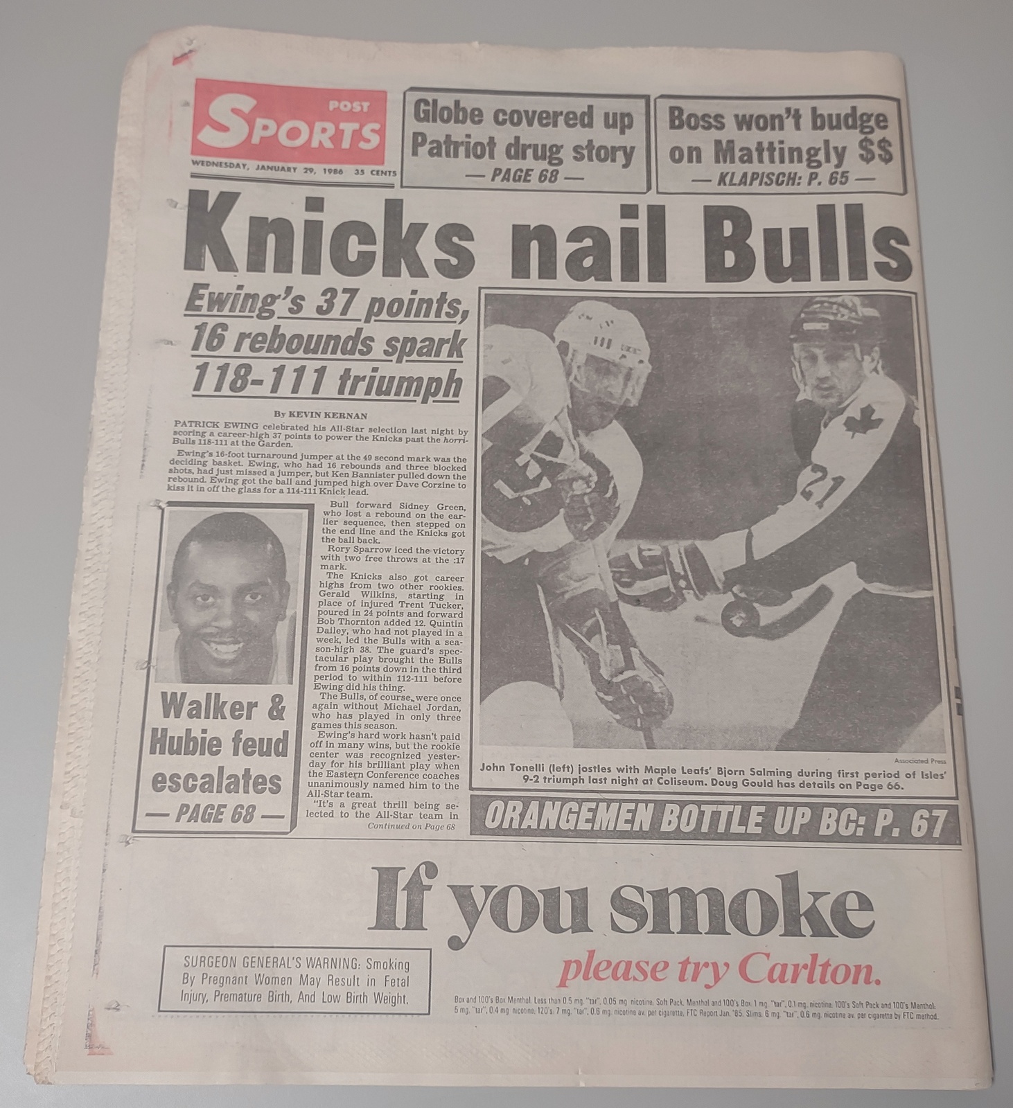 New York Post 29 January 1986 Space Shuttle Challenger Disaster McAuliffe Resnik - Image 2