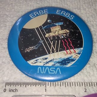 NASA ERBE ERBS Earth Radiation Budget Satellite Expr 2.5" Metal Pin Button Badge