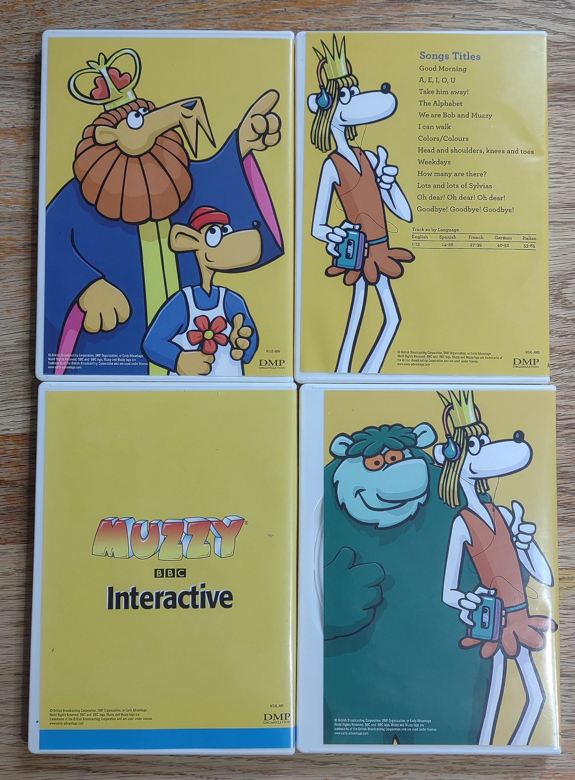 Muzzy Foreign Language Learning CD & DVD Lot Vocabulary Songs Interactive CD-ROM - Image 2
