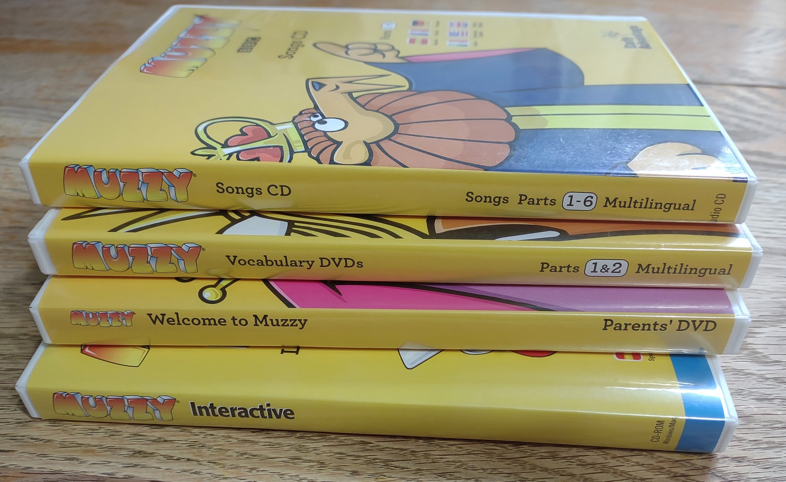 Muzzy Foreign Language Learning CD & DVD Lot Vocabulary Songs Interactive CD-ROM - Image 3
