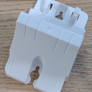 White Plastic Wall Mount Adapter Bracket for Panasonic KX-TGD633 Phone Base Unit