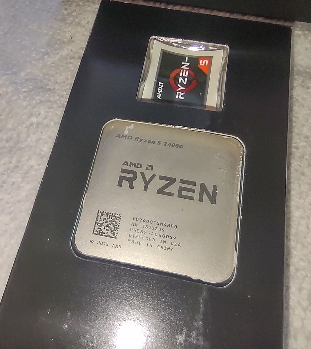 AMD Ryzen 5 2400G APU CPU Socket AM4 Processor YD2400C5FBBOX w/ Heatsink, Fan - Image 3