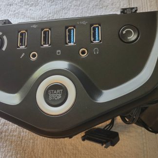 White LED I/O IO Panel USB Audio Power Reset for Corsair Graphite 780T PC Case