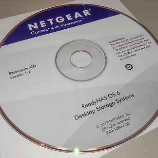 ISO Image of Netgear ReadyNAS OS 6 Resource CD Disc V. 1.1 2013 RAIDar, Docs