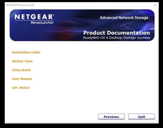 Netgear ReadyNAS OS 6 Resource CD Disc V. 1.1 2013 RAIDar, Install Guide, Docs - Image 6