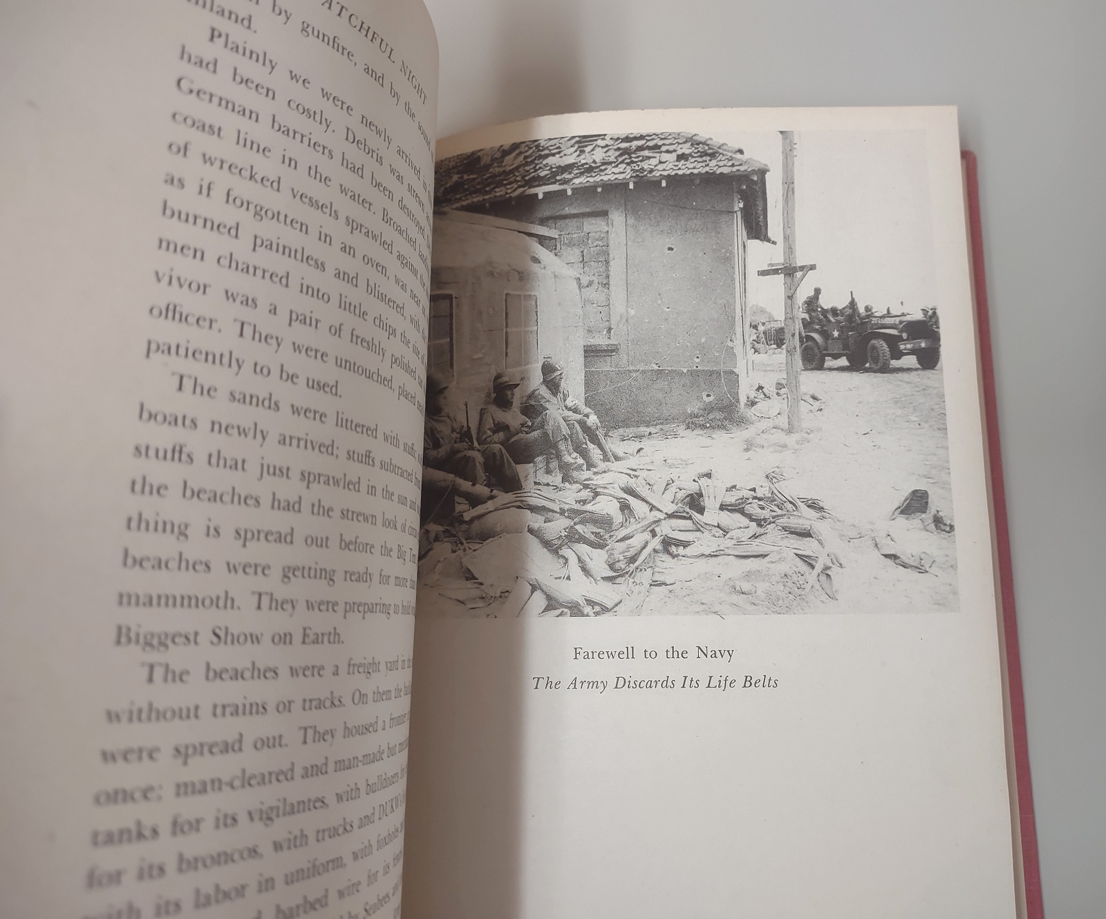 Many A Watchful Night John Mason Brown Hardcover Book 1944 D-Day WWII Invasion - Image 7