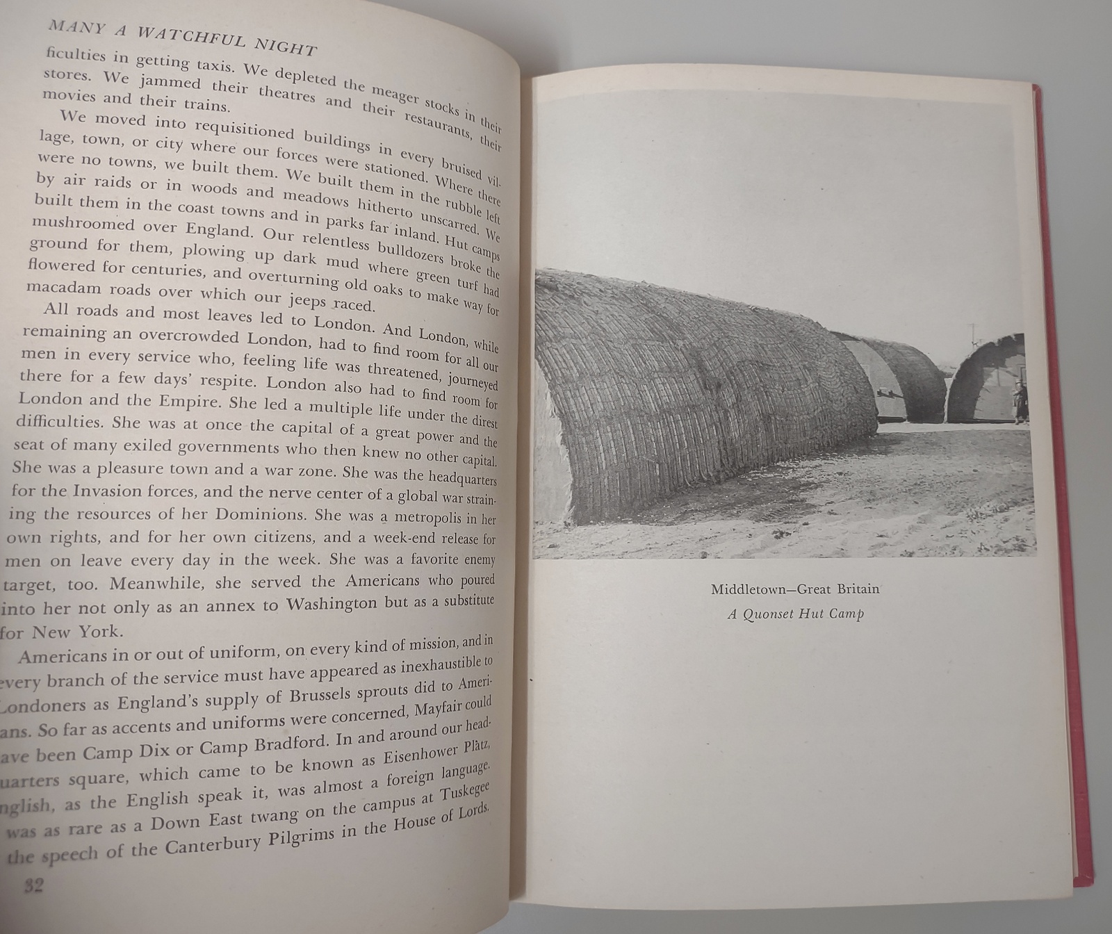 Many A Watchful Night John Mason Brown Hardcover Book 1944 D-Day WWII Invasion - Image 10