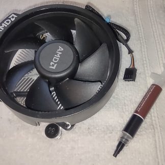 AMD Wraith Stealth CPU Cooler Heatsink Fan Socket AM4 CPU w/ Noctua NT-H1 Paste