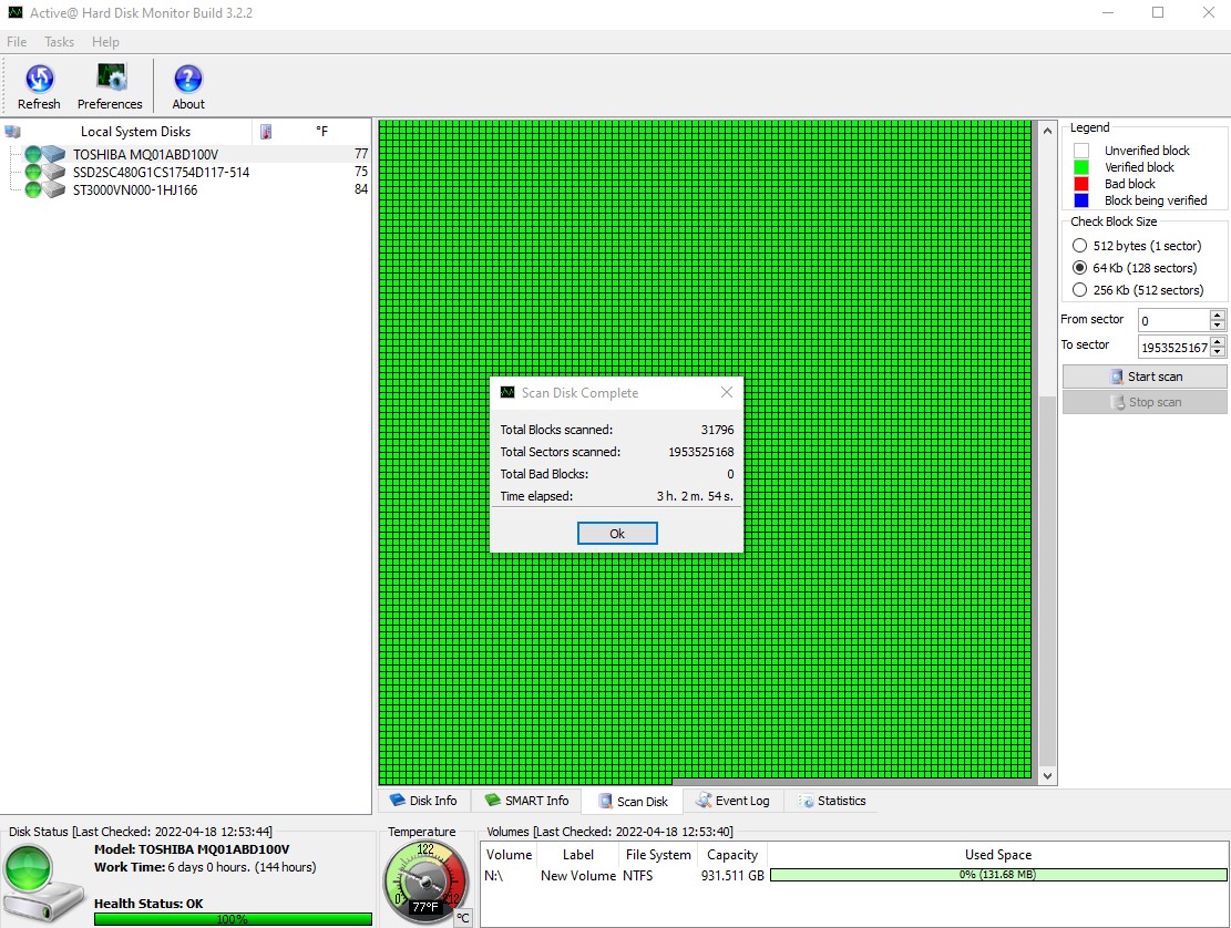 Toshiba 1000GB 1TB Laptop 9mm 2.5" SATA Hard Disk Drive MQ01ABD100V Aug 2019 - Image 3