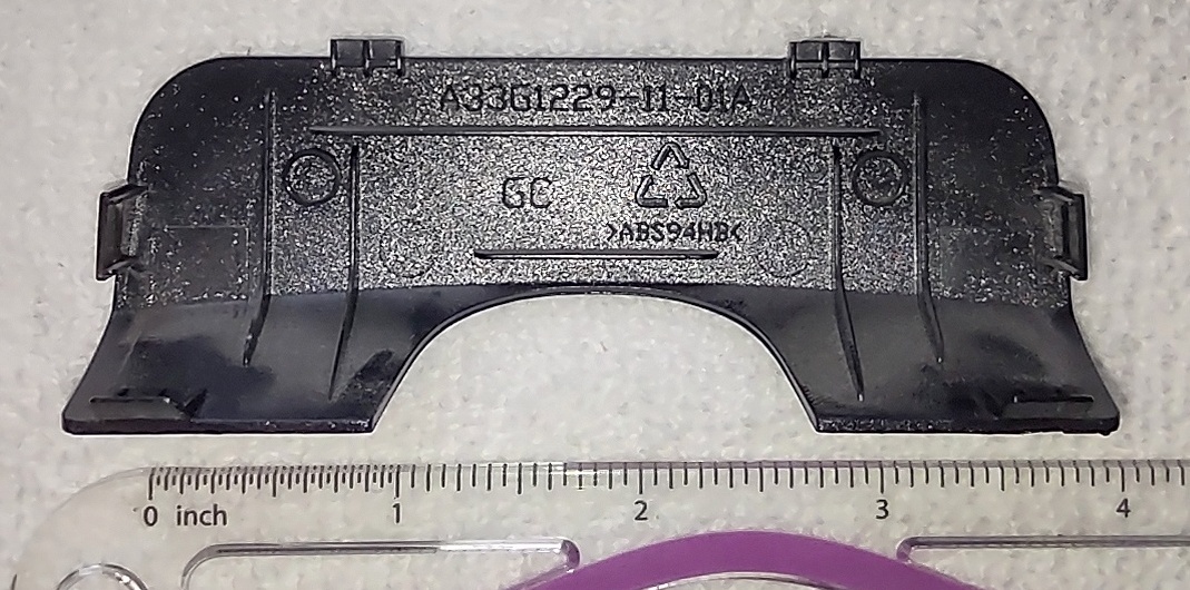 Original Rear Black Plastic Trim Cover for Asus VS207 Monitor Stand 2013 2014 - Image 5